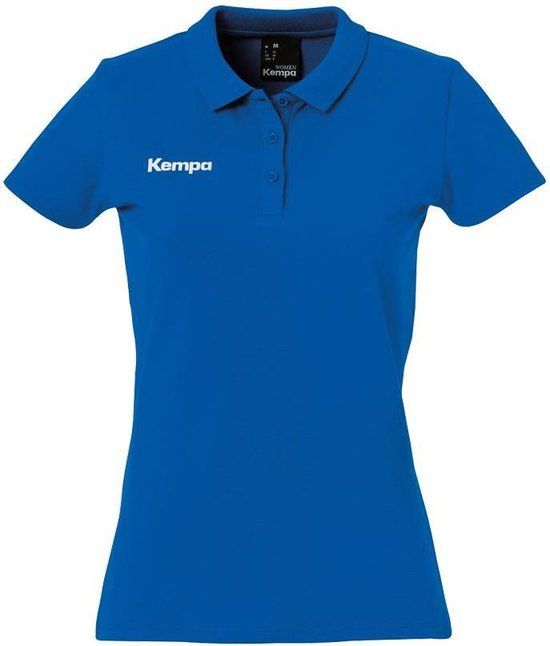 Kempa Poloshirt Dames Royal Blauw Maat S
