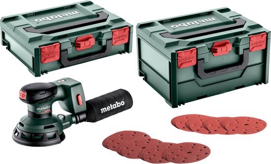 Metabo SET SXA 18 LTX 125 BL accu excenterschuurmachine 18V excl. accu's en lader in metabox 215 691200000