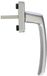 MACO Venster handvat Harmony, verborgen geschroefd, nokken 12, vierkante stift 7 x 35 mm, zilver geanodiseerd, 1 stuk,5508
