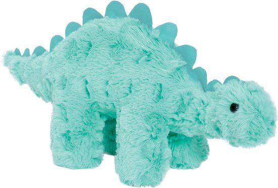 Manhattan Toy Little Jurassics Chomp Dinosaurus Pluche - Turquoise - 19 cm