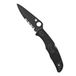 Spyderco Endura 4, Black FRN handvat, Black Blade, ComboEdge