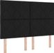 vidaXL Hoofdbord Noir 160 cm Tissu