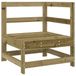 Banc d'angle de jardin pin imprégné