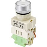 TRU COMPONENTS TC-9219088 Y090 Druktoets 250 V/AC 5 A 1x aan/(aan) Moment Wit (Ø) 30 mm 1 stuk(s)