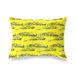 BonaMaison Neon Geel-Rook Decoratieve Kussensloop, Kussenhoezen Bank, Decoratieve Kussenhoesjes, Kussensloop; Sofa, Slaapkamer, Kantoor, Auto 45x60 Cm - Ontworpen en vervaardigd in Turkije