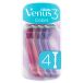 Gilette Venus 3 Colors, rasoir pour femme, rasoir jetable, 4 pièces