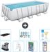 Bestway Rechthoekig Power Steel Zwembad - 549 x 274 x 122 - Grijs
