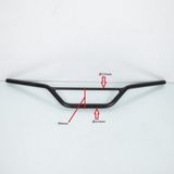 Tommaselli Guidon haut pour moto cross enduro vintage en acier noir