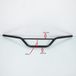 Tommaselli Guidon haut pour moto cross enduro vintage en acier noir
