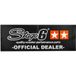Stage6 Bannière Stage6 Official Dealer 75x200cm noir étoiles orange
