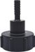 Merkloos Allecto Premium IBC Tankfittingen voor 1/2 inch Slangen - Waterkolf Tankkraanconnector - Zwarte Kleponderdelen