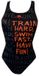 Turbo Train Maillot de bain Noir 12-24 mois Fille