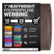 Strapworks Zware polypropyleen spanband, zware polyband voor doe-het-zelf, reparatie gereedschap, voor buiten, 2,5 cm x 45 m, bruin