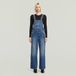 G-Star Straight Leg Dungaree Dames Jumpsuit Katoen XL Faded Sakarya