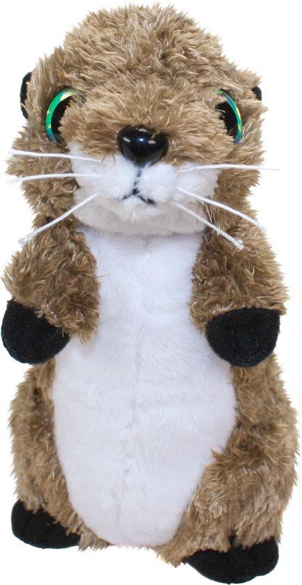 Lumo Stars Saukko - Knuffel - 15 cm - Bruin/Wit