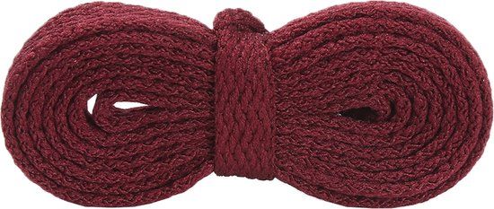 Sneaker Laces - Bordeaux Red - 140cm - Flat