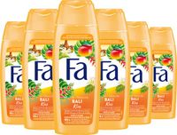 Fa Bali Kiss - Douchegel - Voordeelverpakking - 6 x 250 ml