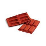 Silikomart sf103 - matrijs nr.6 savoiardi mm 127,5x47 h 17 mm in polyzak