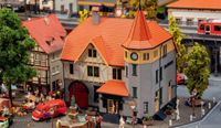 Faller Town hall with fire brigade garage - FA130649 - Scale H0
