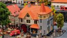 Faller Town hall with fire brigade garage - FA130649 - Scale H0