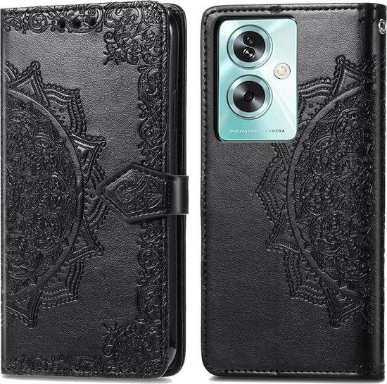 iMoshion Book Case hoesje voor Oppo A79 - Zwart - Met pasjeshouder