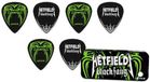 Dunlop Jim Dunlop Black Fang Plectrums - 0.94 mm - Pick Tin 6 Stuks