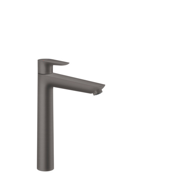 Hansgrohe Talis E ééngreeps wastafelmengkraan 240 met pop-up afvoergarnituur Brushed Black Chrome 71716340