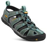 KEEN Clearwater Cnx Leather dames sandalen , meerkleurig Mineral Blue Yellow 1014371, 35.5 EU