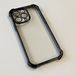 Ceezs TPU Shock case met camerabescherming (zwart) - Geschikt voor iPhone 16 Pro