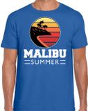 Bellatio Decorations Malibu Zomer T-shirt Heren Blauw L