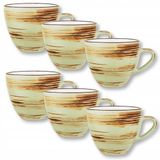 Wilmax Pistache Espresso Kopjes 75ml - Set van 6