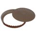 Gobel 226451 taartvorm, 32 cm, beweegbare bodem, geperforeerd, anti-aanbaklaag, goudkleurig