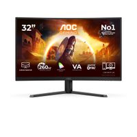 AOC C32G42ZE computer monitor 80 cm (31.5") Full HD LED Zwart, Rood
