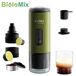 Machine à café portable 3-en-1 - Machine à expresso de voyage - Fonctionne via USB - Compatible avec les capsules Nespresso/Dolce Gusto et le café moulu - Acier inoxydable - Vert