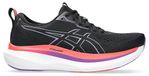 Asics Glideride Max Laufschuhe Herren, Schwarz / Fuchsia, Größe 11,5 US