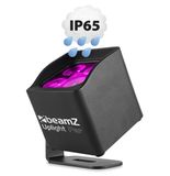 BeamZ BBP44 LED Uplighter - RGBW - IP65 - Battery Powered - Black