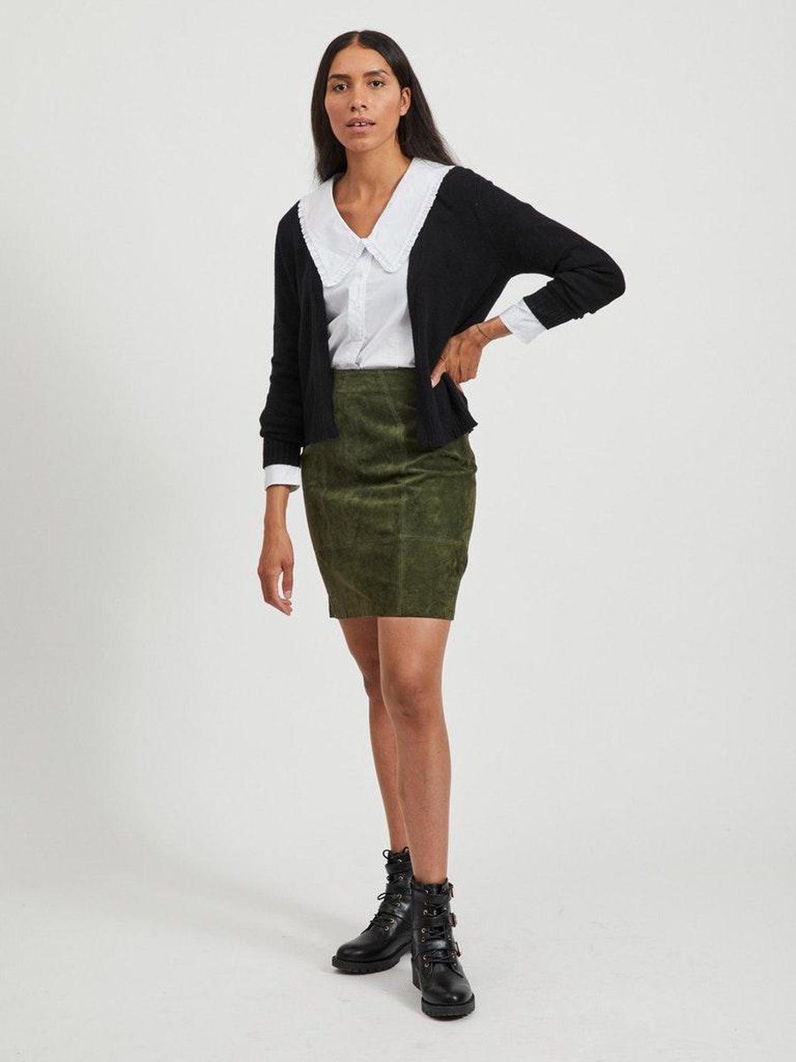 Vila Viril Short L/s Knit Cardigan-noos 14060800 Black - 5713785297521