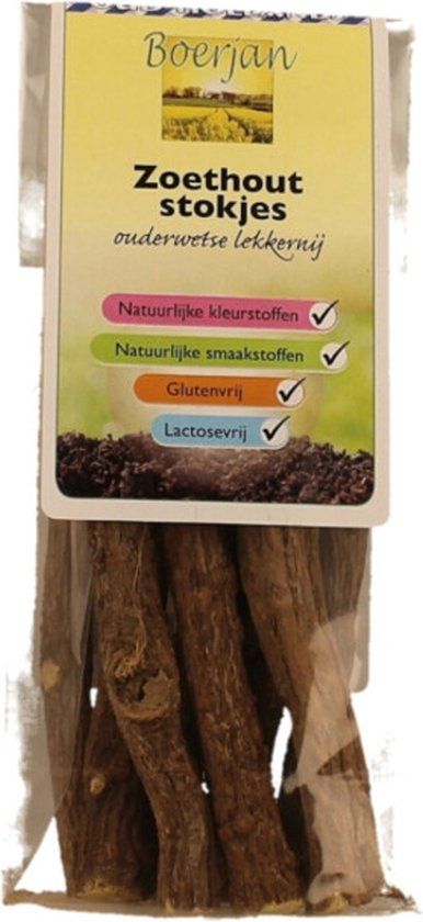 Boerjan Zoethoutstokjes 8 stuks