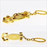 MC Living KadoExpress F1 Auto Sleutelhanger - Met Naam - Sjors - Model 2024 - Goud