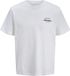 JACK & JONES T-shirt JJBRANDON TEE SS CREW NECK JNR - Taille 176 - Coton - Blanc