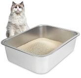 Merkloos Roestvrij Stalen Kattentoilet zonder Deksel