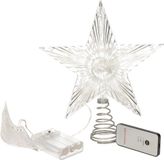 Luca lighting Edelman Bv Verlichte kerstboom piek - ster vorm - goud - H25 cm - batt - kunststof