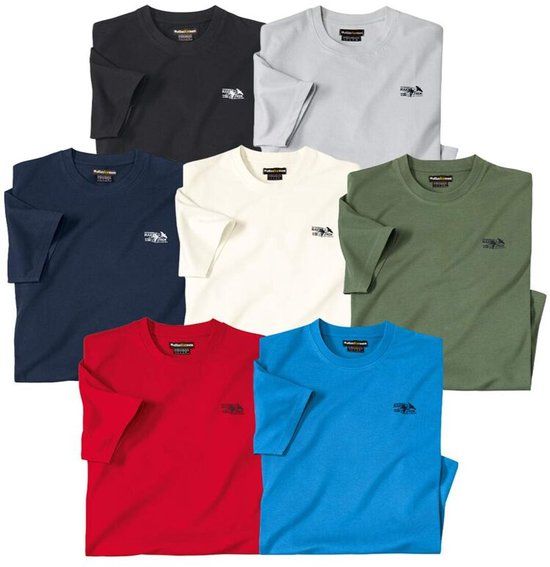 ATLAS FOR MEN 7-pack T-shirts Heren XXL