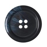 Knopen, Bol Kunststofknopen van kunsthoorn, rond, 23 mm, met 4 gaten, ideaal voor jassen, jacks, vesten, 6 stuks (36L)