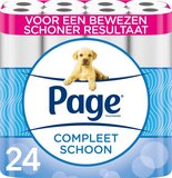 Page Toiletpapier - 24 rollen - Compleet Schoon wc papier - met een vleugje katoen