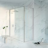 FortiFura Galeria Douchecabine - 70x180x200 cm - Veiligheidsglas - Antikalk - Hoogglans chroom