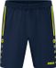 Jako Allround Short Kinderen - Marine / Fluogeel | Maat: 152