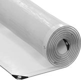 vidaXL Transparante zeildoek met oogjes, 5x10 meter, polyethyleen