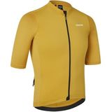 GripGrab RIDE Fietsshirt Korte Mouwen Zomer Wielrenshirt Cycling Jersey - Mosterd Geel - Heren - Maat M