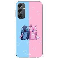 Samsung Galaxy A24 Coque Stitch Angel mignon bleu rose Maniacase